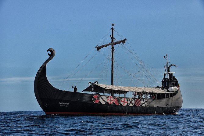 3h Viking Cruise with Drinks, Whales watching & Swimming Time - Viking music, face paint, and staged battles