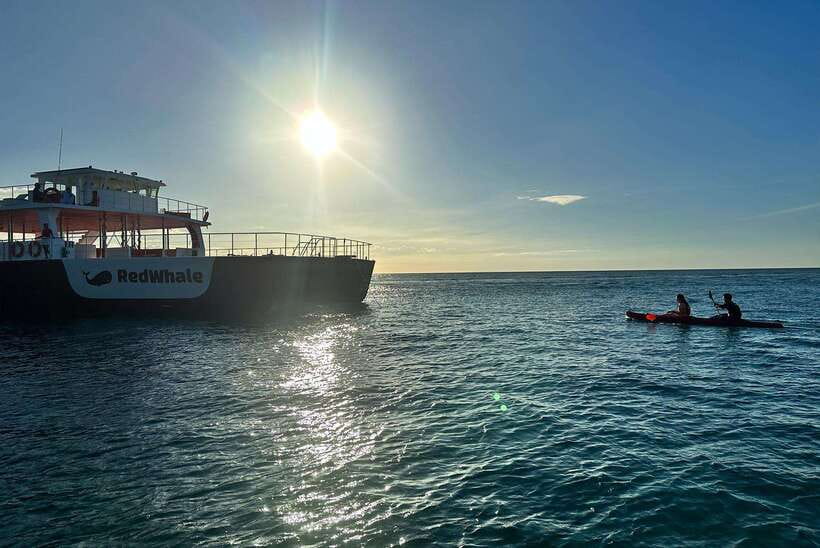 Boracay: Red Whale Party Cruise w/ Snacks & Water Activities - The water slide and the playful side of the cruise