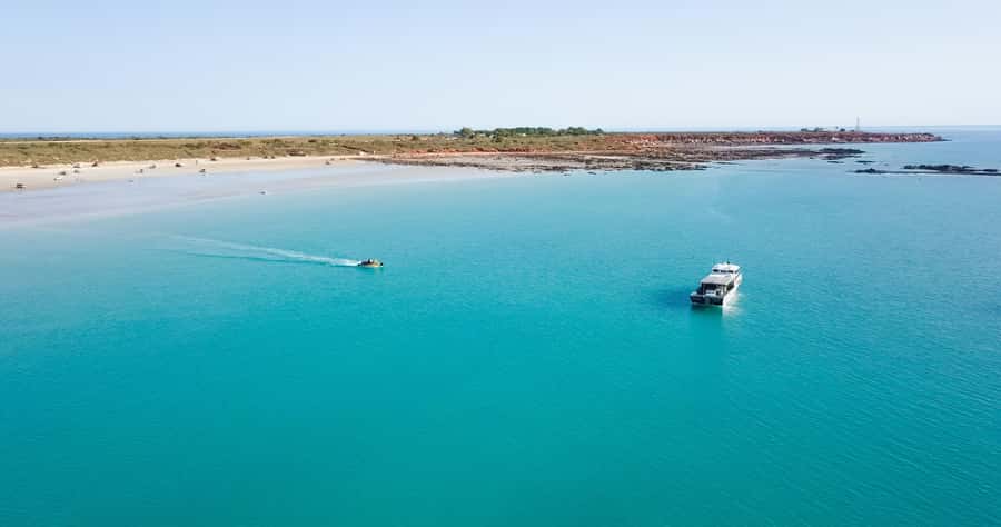 Broome Sunset & Whale Watching Cruise - Setting out from Broome for the Kimberley coast