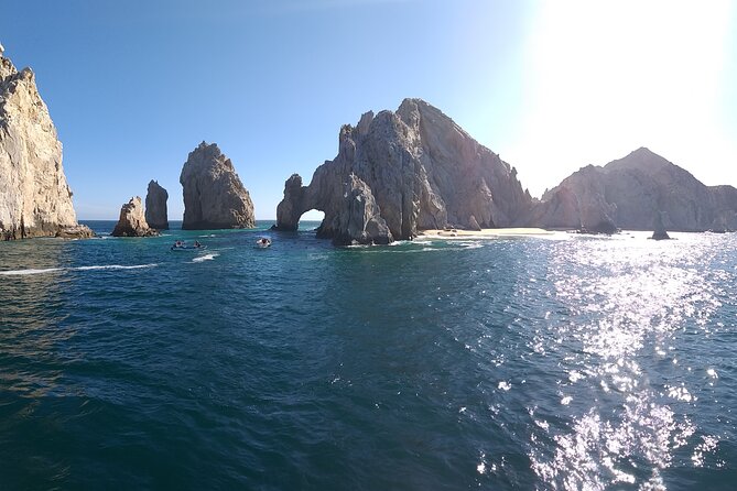 Cabo San Lucas Humpback Whale Watching Tour - Lover’s Beach, rock formations, and two seas