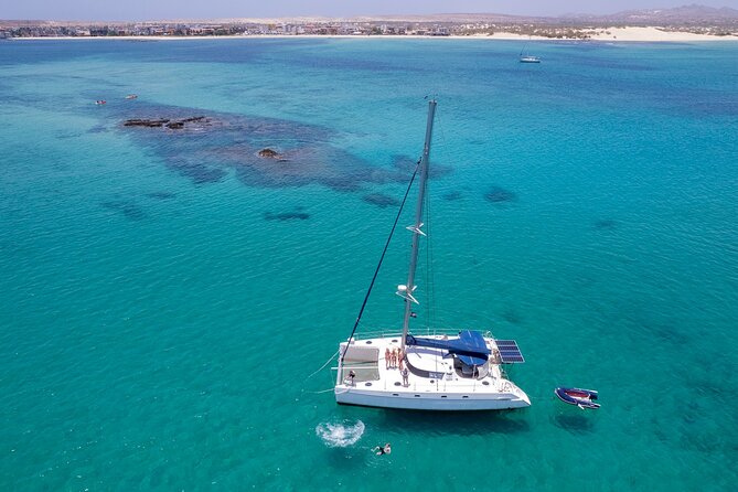 Catamaran Sailing Tour or Whale Watching at Boa Vista - Summer sailing and the stop at Djeu Island
