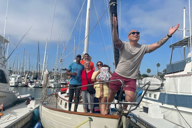 Experience Oceanside Sailing with Whales and dolphins! - The first minutes: raising the sails and finding your rhythm