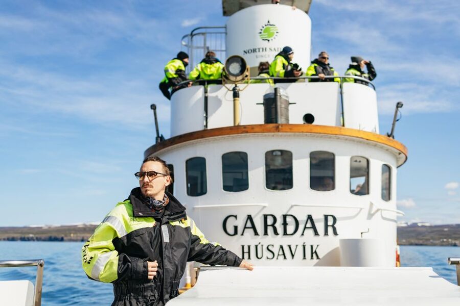 Húsavík: Whale Watching Tour with Guide - Searching Skjálfandi Bay for the first whale