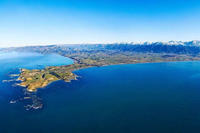 Kaikoura Helicopters Classic Whale Watch - Taking off from Kaikoura’s beachfront helipad
