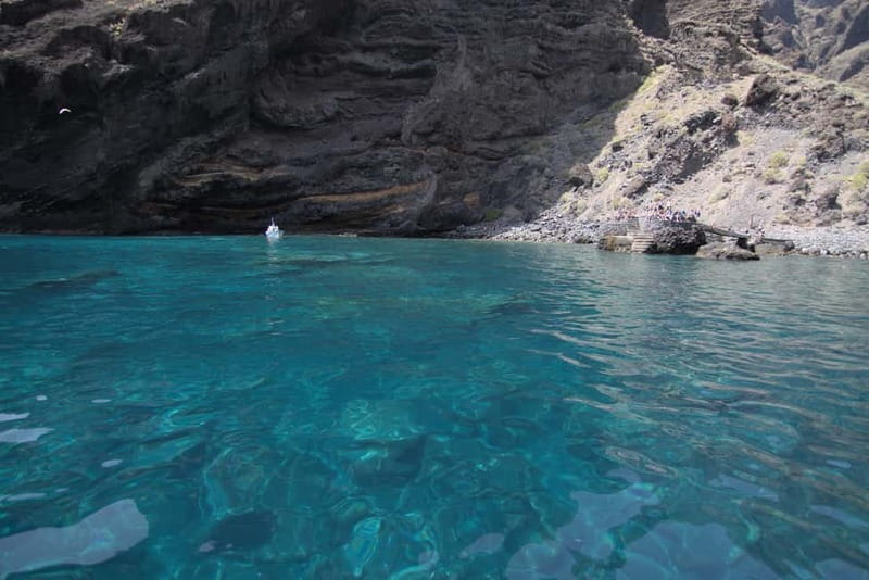 Los Gigantes: Whale or Dolphin Watching Tour and Swim in Masca - Returning beneath the Los Gigantes Cliffs