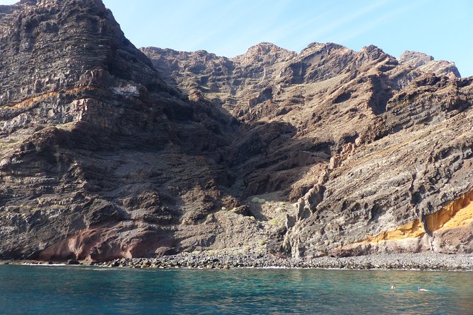 Los Gigantes Whale Watching Charter by Sail Boat - Swimming and snorkeling near the cliffs