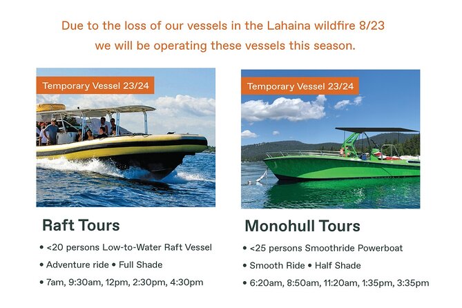 Maui Eco-Raft Tour: Eye-Level Whale or Dolphin Watching - Lahaina - Searching for humpbacks from December through April