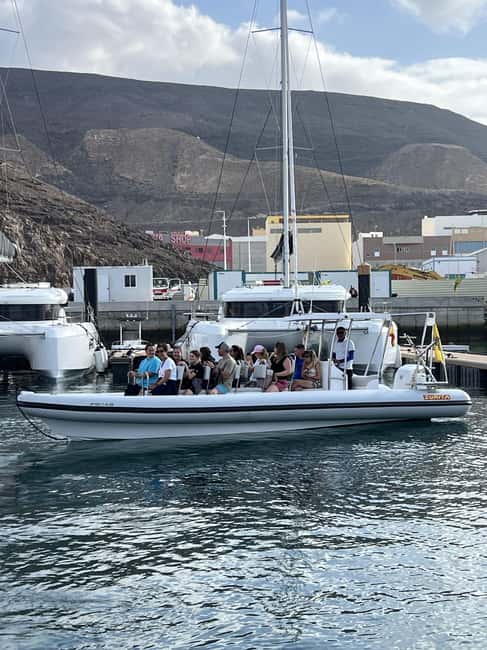 Morro Jable:Dolphin & Whale Watching Boat Tour & Snorkeling - Leaving Morro Jable on a 12-person speedboat