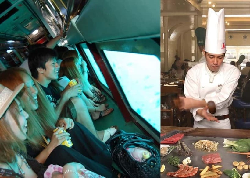 Naha: "Orca" Spotting Glass Bottom Boat & Sam’s Famous Steak - What the $35 package really gives you