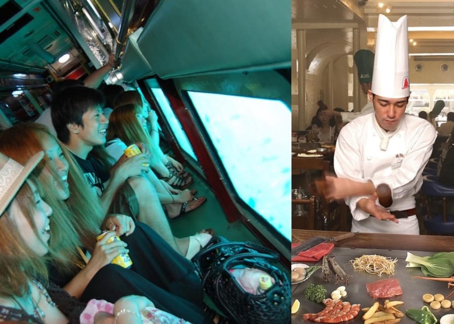 Naha: "Orca" Spotting Glass Bottom Boat & Sam’s Famous Steak - Meeting at Naha Port for the Orca boat