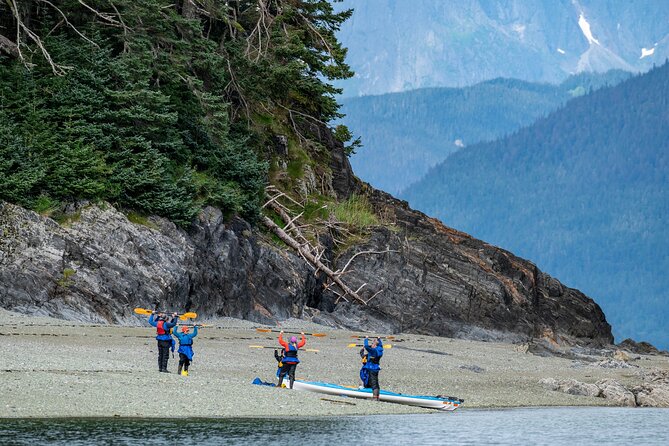 Paddle with Whales Kayak Adventure Juneau - The island beach and tide pools