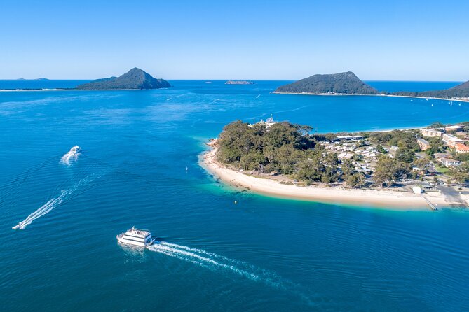 Port Stephens, departing Newcastle - Whales, hike & sand dunes! - Three hours with Moonshadow TQC Cruises