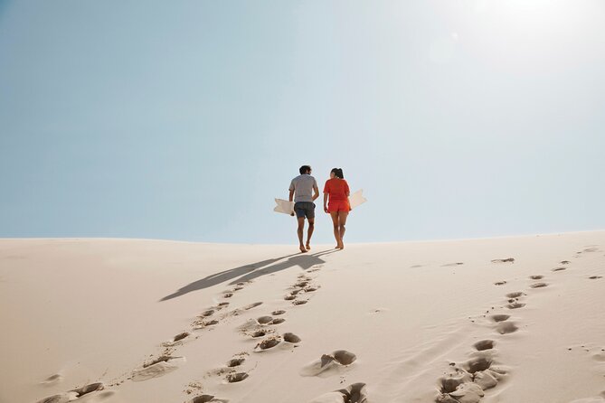 Port Stephens + Whale Watching + 4WD/Sandboarding ex Sydney - Stockton Beach and Birubi Beach add breathing room