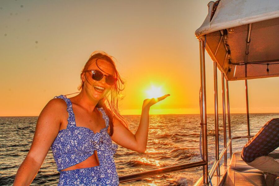 Puerto Vallarta: Mega Yacht Whale Watching Sunset Cruise - Sunset changes the pace of the outing