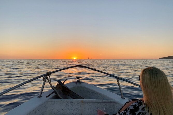 Sunset Whale Cruise in Cabo San Lucas - Sunset on the water, with whales in the distance