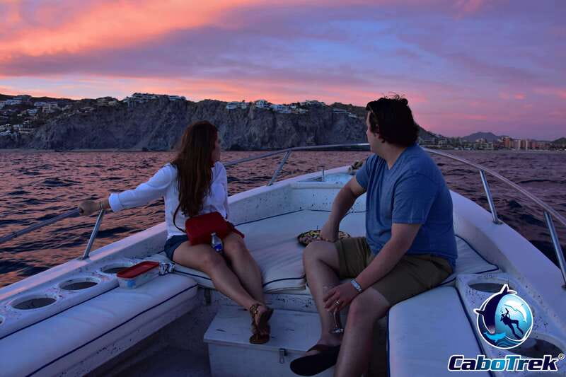 Sunset Whale Watching Cruise in Cabo San Lucas - Listening for whale song with a hydrophone