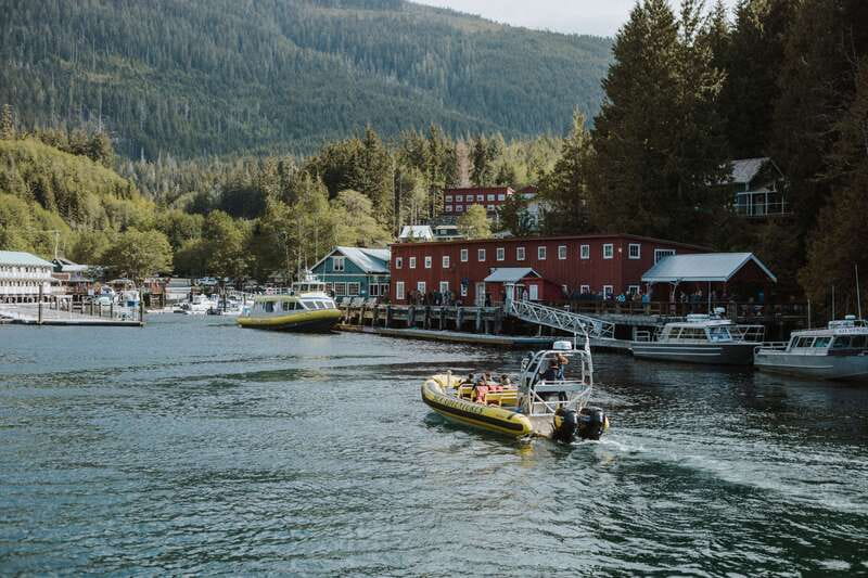 Telegraph Cove: 3-Hour Whale Watching Tour in a Zodiac Boat - Getting suited up for three hours on open water