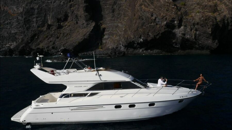 Tenerife: Whales and Snorkeling Tour on a Luxury Yacht - Palm-Mar cliffs and the ride toward Los Cristianos