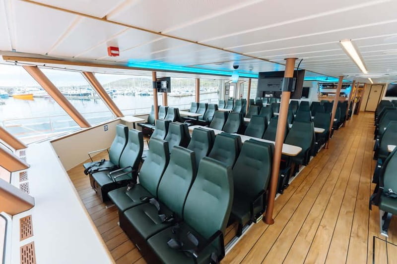 Tromsø: Whale Watching on hybrid boat with scenic bustrip - Finding whales near Skjervøy
