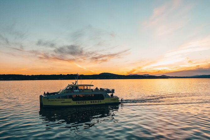 Vancouver Sunset Whale Watching Adventure with Free Photos - Leaving Granville Island on the Salish Sea Catamaran