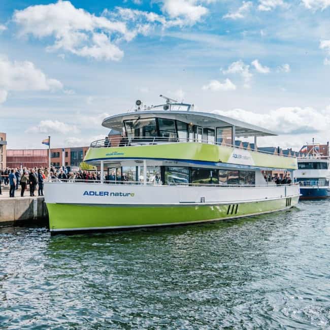 Wismar: Electric Boat Tour past Whale Island with Poel Stop - Leaving Wismar’s Old Port aboard MS Adler nature